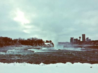 Niagara falls, United states, Blue photo