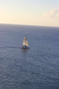 Dusk, Blue, Sailing