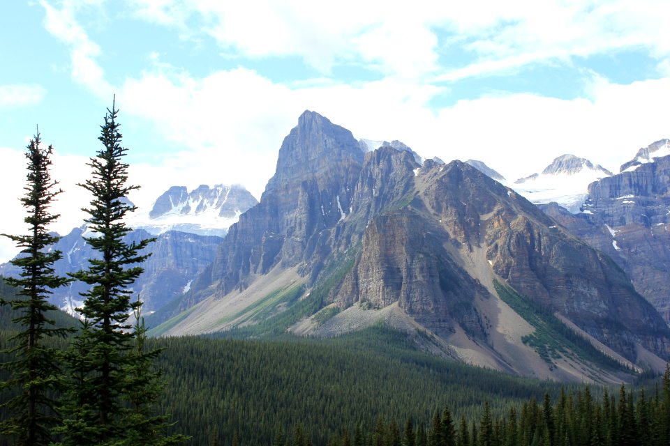 Lake louise, Canada, Trees