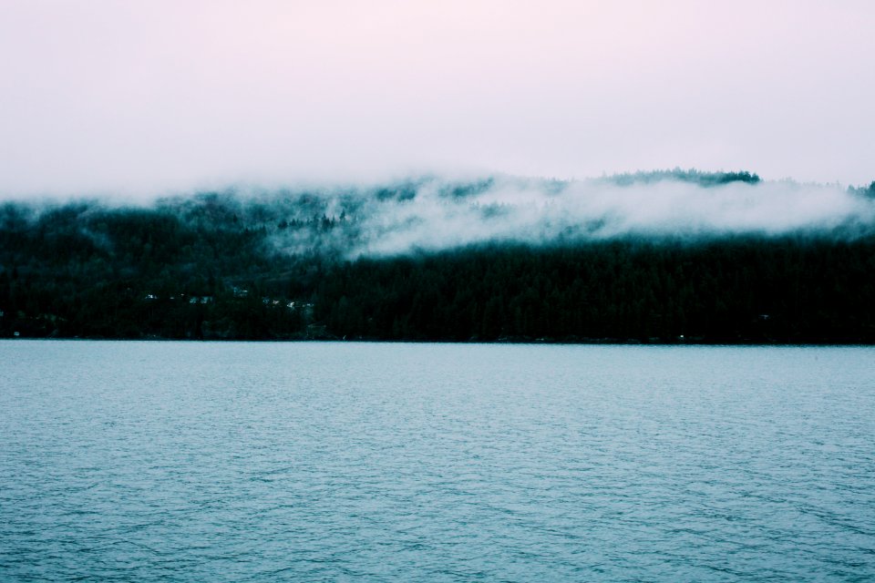 Boat, Mist, Ocean