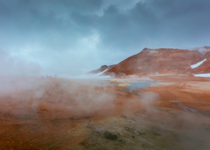 Icel, Geysir, Mountains