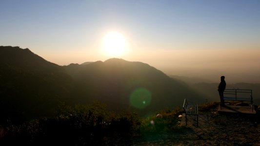 India, Morning, Scape