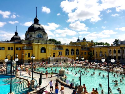 Budapest, Szchenyi thermal bath, Hungary photo
