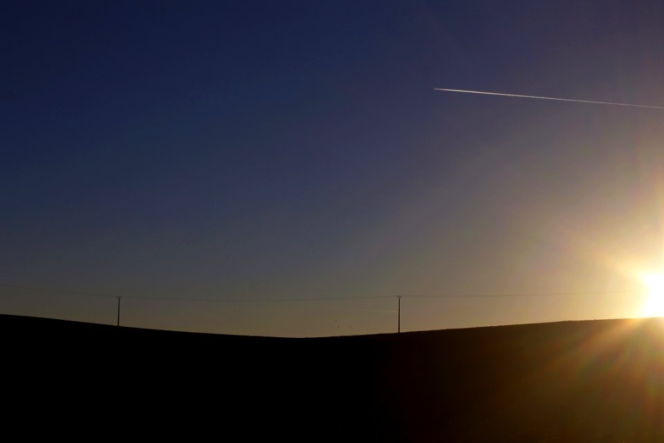 Samatan, France, Plane