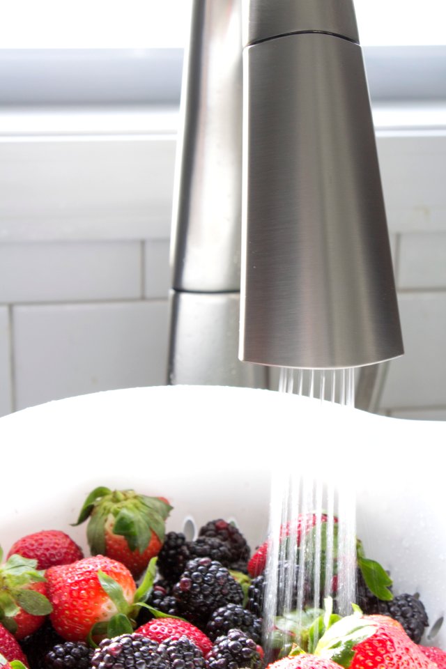 Water, Fruit, Sink