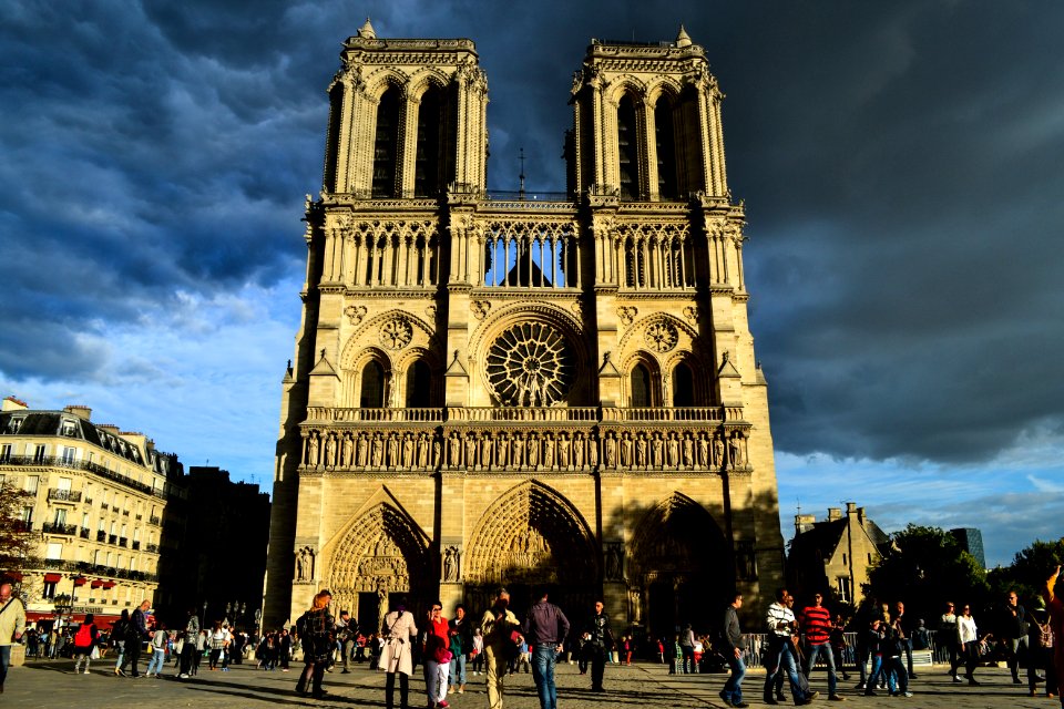 Cathdrale notredame de paris, Paris, France