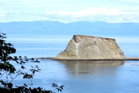 Mountains, Ocean view, Ocean