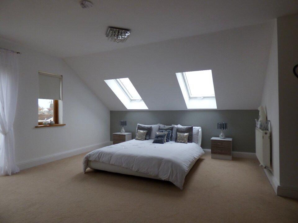 Modern sky lights bed