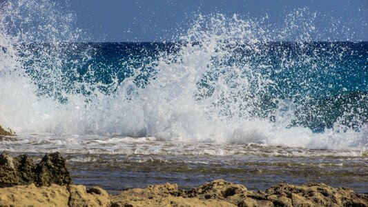 Foam sea beach photo