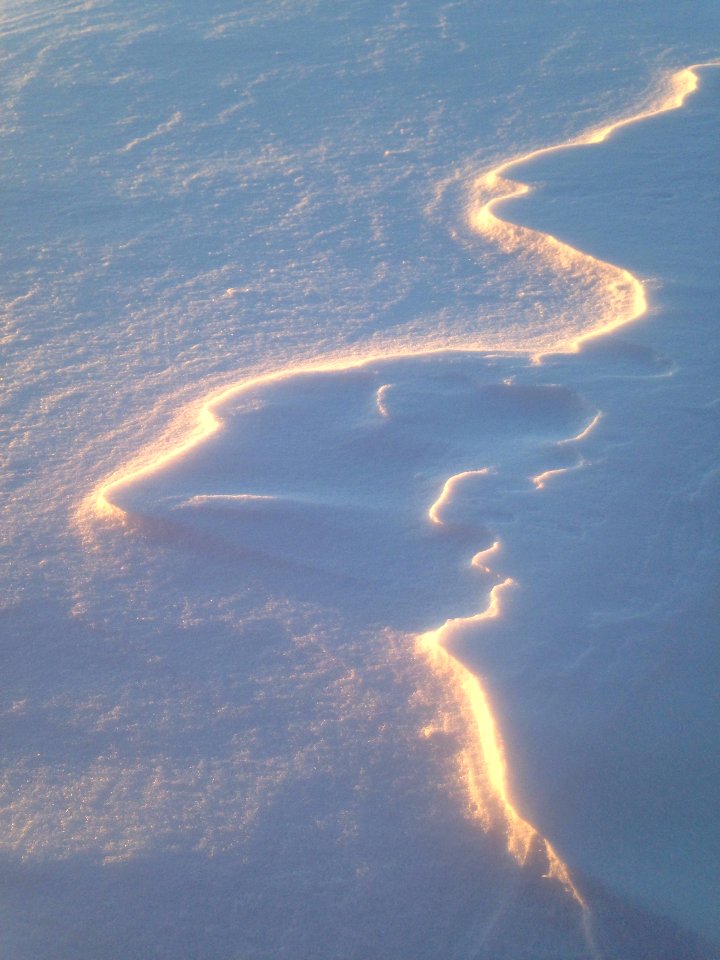 Texture, Winter, Sunset