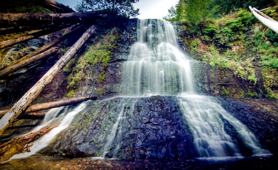 Lower lewis river falls, Cougar, United states