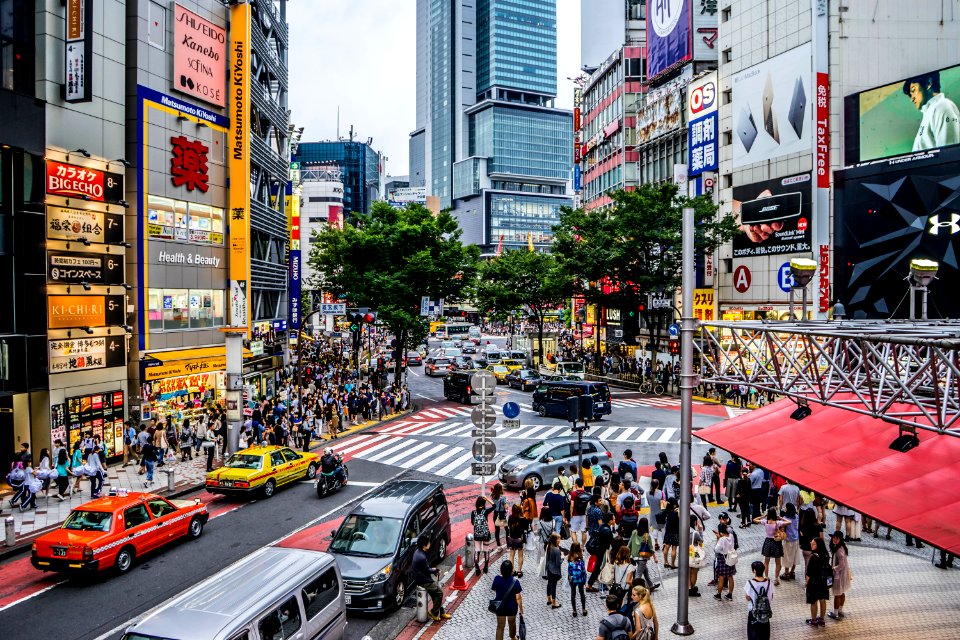 Tokyo, Japan, Street cross