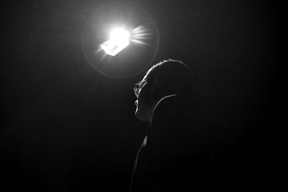 Black  white, Paris, Portrait