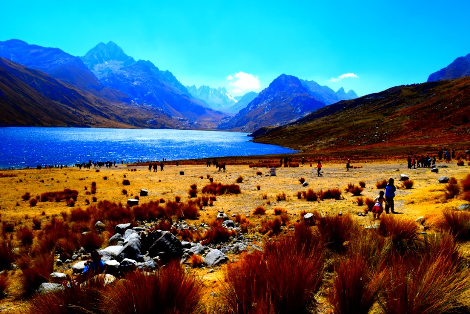Peru, Querococha lake, Querococha