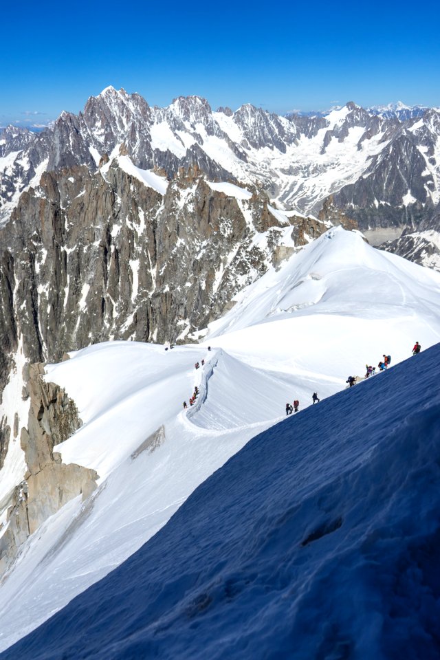Mont blanc, Backpack, Path