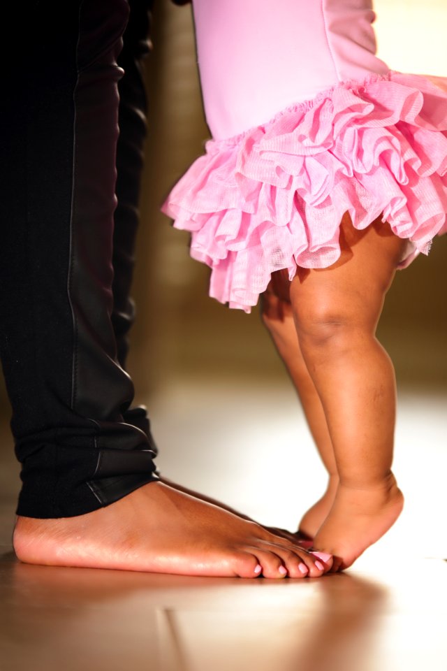 Ballerina tutu, Mommy, First step