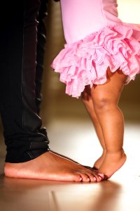 Ballerina tutu, Mommy, First step photo