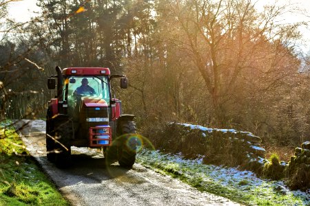 Northumberl, United kingdom, Tractor