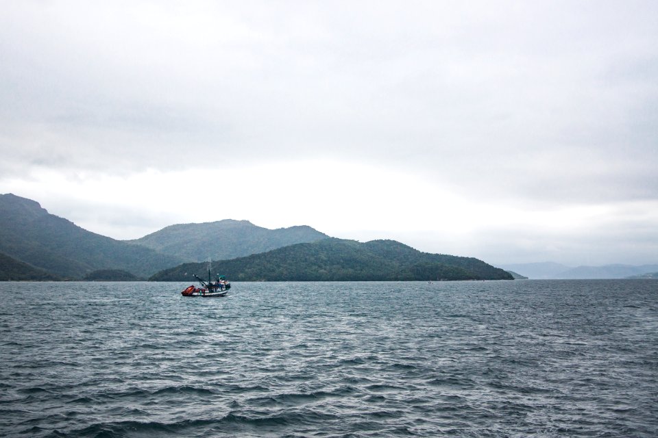 Brazil, Ilha Grand, Mountains