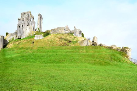 Corfe castle, United kingdom, Dorset photo