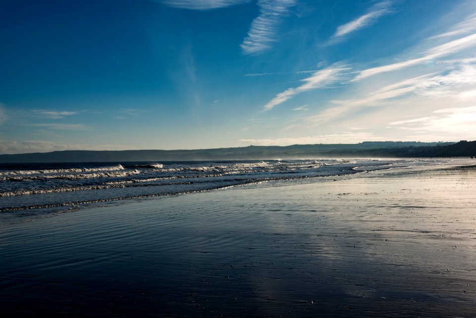 aerial photo of sea