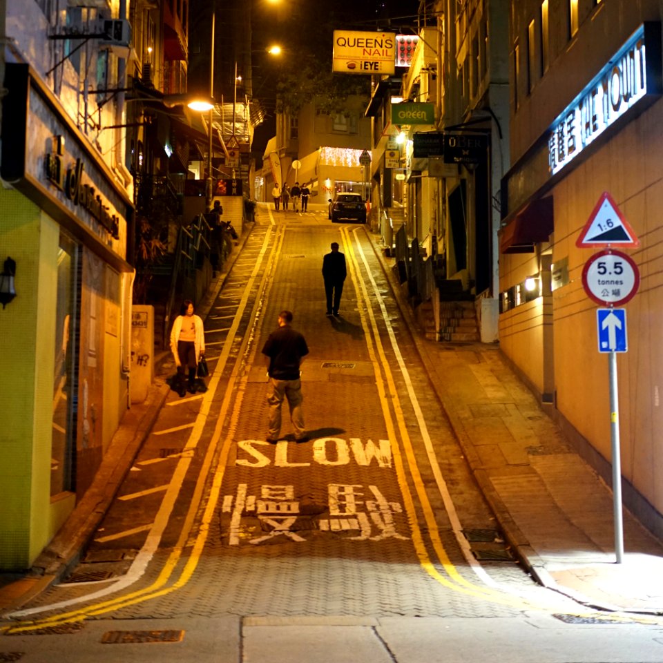 Hong kong, Streetlight, Nightlife photo