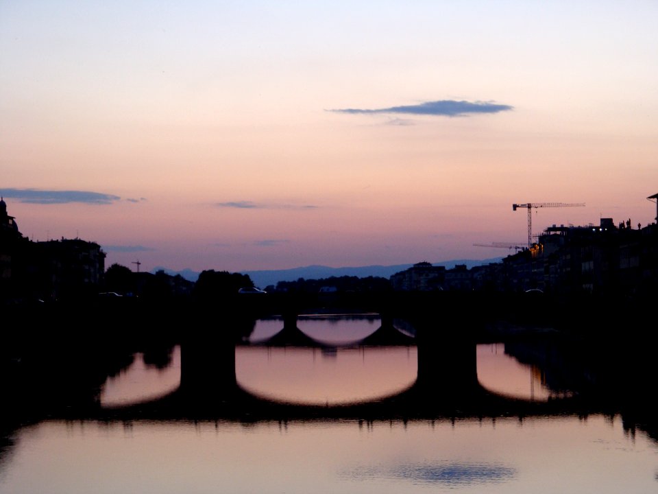 Italy, Metropolitan city of florence, Arno river