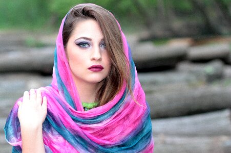 Oriental blue eyes coloring