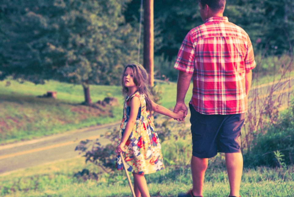 Mountains, Holding Hand, Dad photo