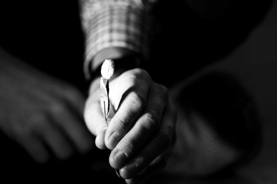 Hands miniature male