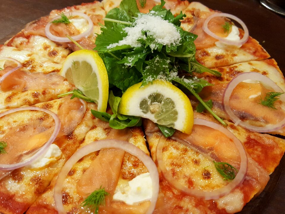 Pizza restaurant tasty italian food