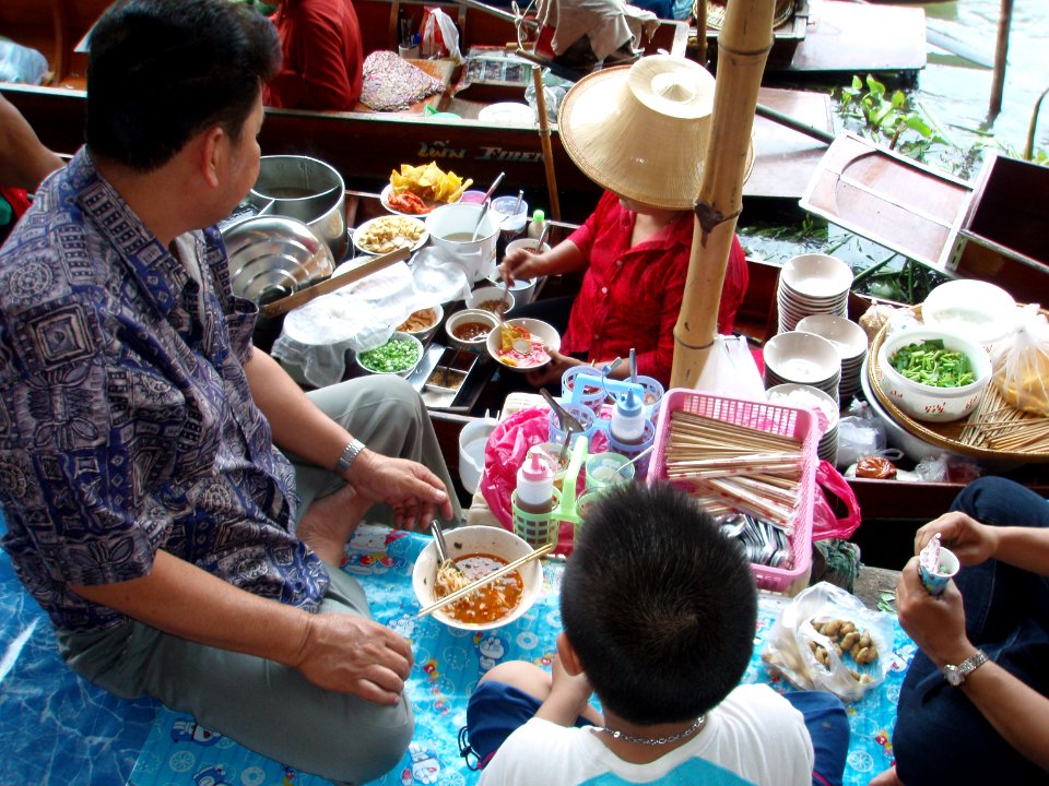 Thail, Damnoen saduak floating market, Damnoen saduak