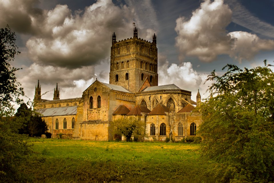 Tewkesbury, Tewkesbury abbey, United kingdom