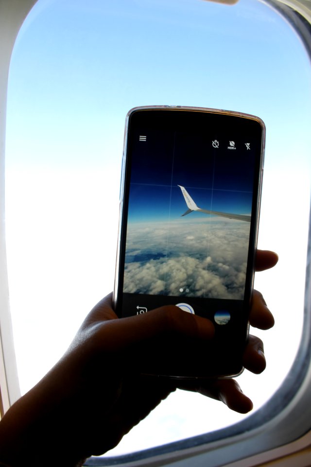 Flight, Wing, Clouds