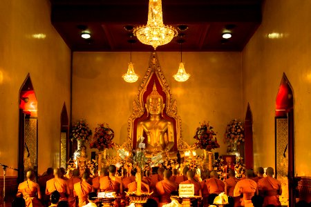 Bangkok, Thailand, Monk photo