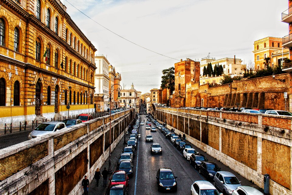 Roman coliseum italy ancient rome photo