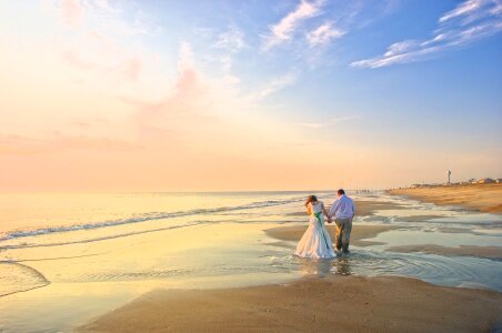 Sunset commitment love
