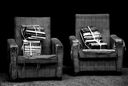 Old, Armchair, Books photo