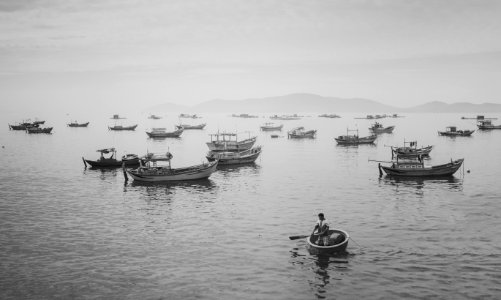 Nha trang, Vietnam, Fisherman