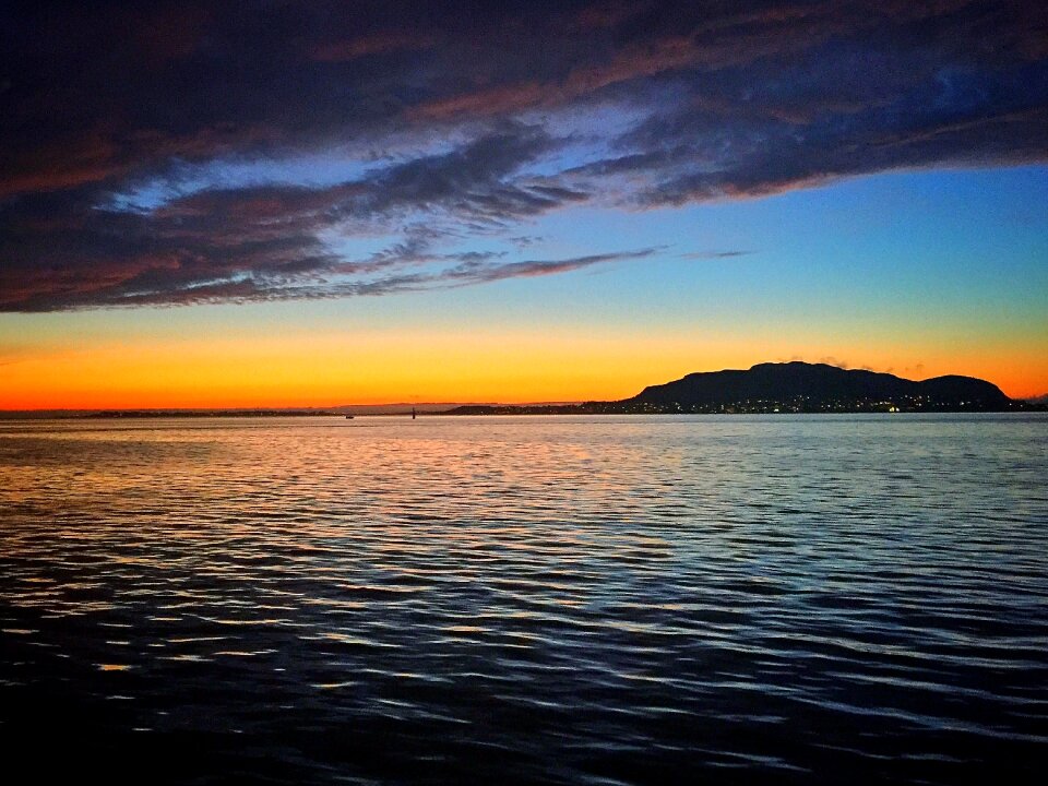 Island sky sea