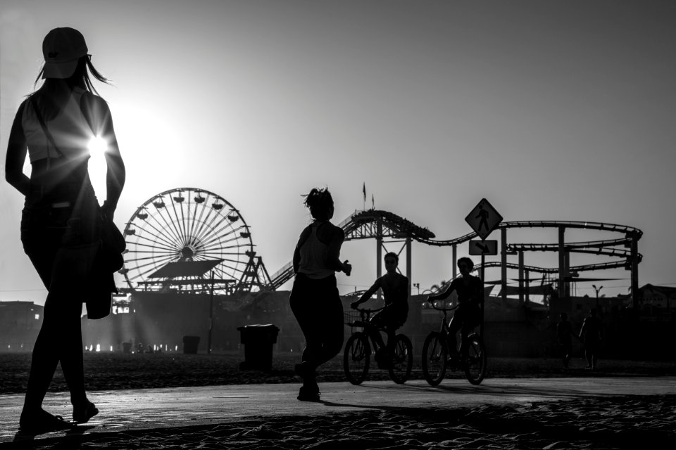 Santa monica beach, Santa monica, United states