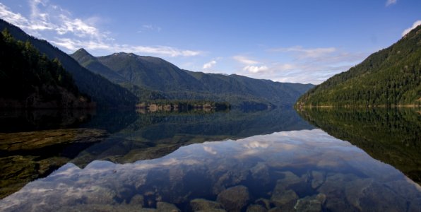 Mountains, Lake, Reflection
