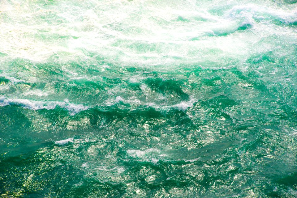 Niagara falls, Canada, Froth