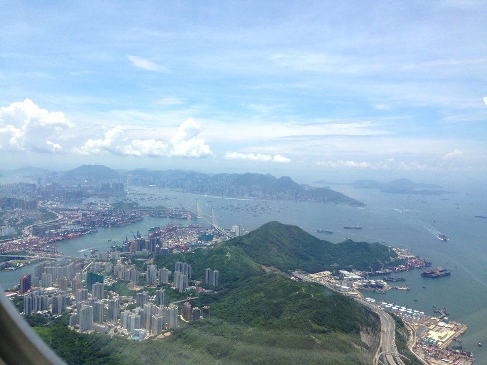 Hong kong, Hong kong international airport, Window view