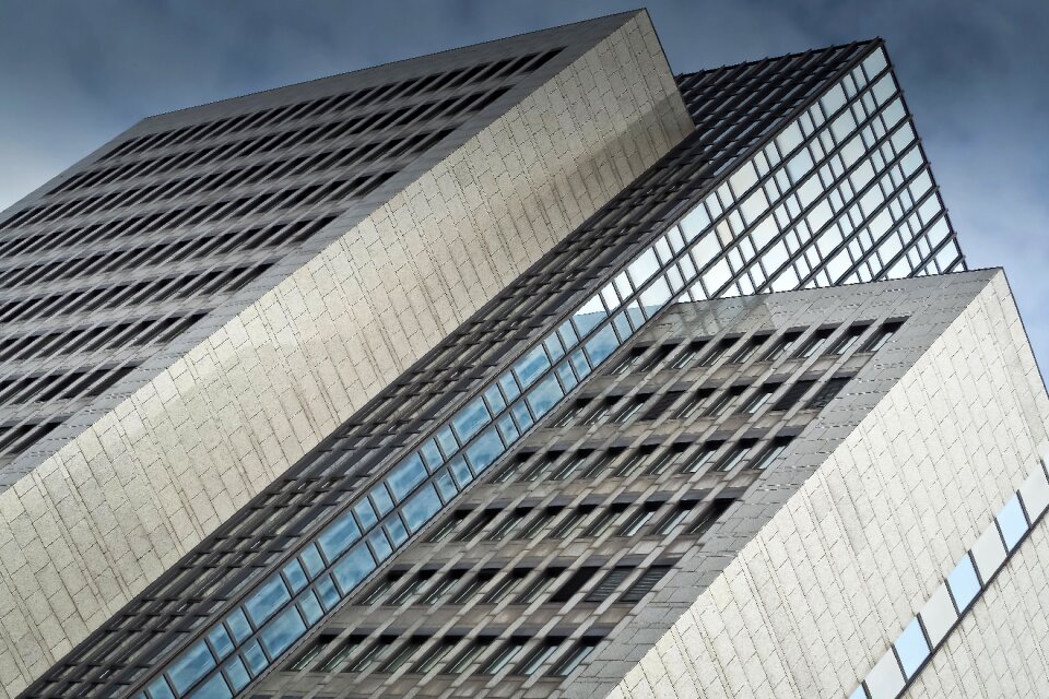 Modern window building