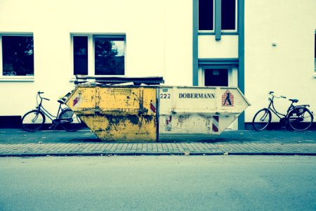 Skip, Roll, Waste container photo