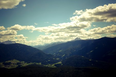 Panoramic view, Alp, Top view