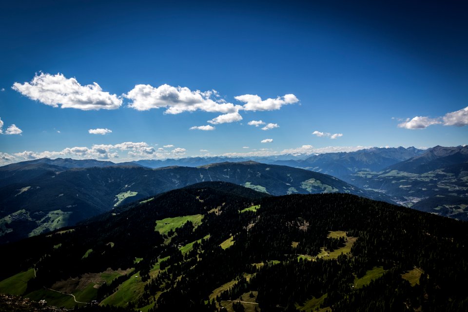 Panoramic view, Alp, Top view