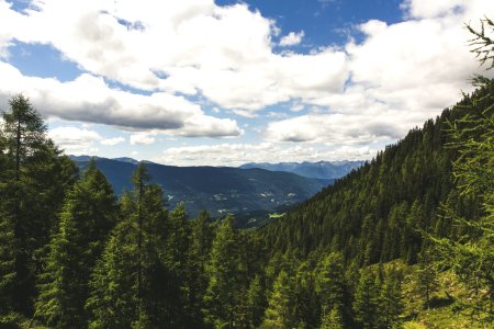 Panoramic view, Alp, Top view photo