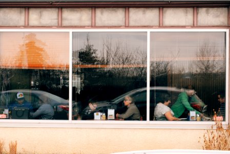 people inside building photo